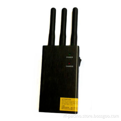3-band handheld video jammer, output 0.8W each band, total is 2.4W